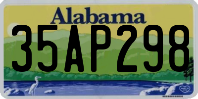 AL license plate 35AP298