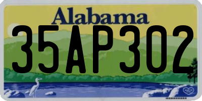 AL license plate 35AP302