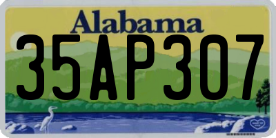 AL license plate 35AP307