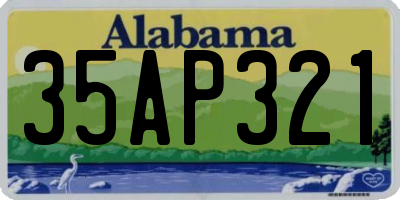 AL license plate 35AP321
