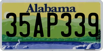 AL license plate 35AP339