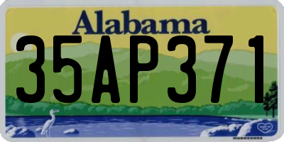 AL license plate 35AP371