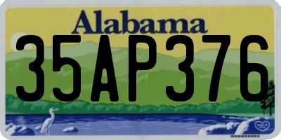 AL license plate 35AP376