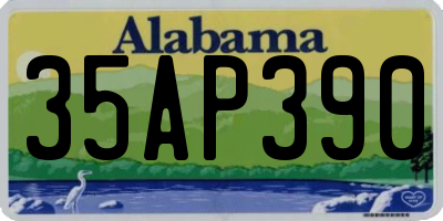 AL license plate 35AP390
