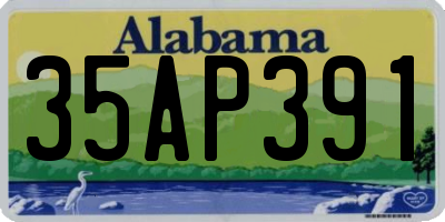 AL license plate 35AP391