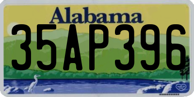 AL license plate 35AP396
