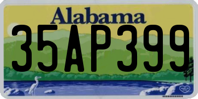 AL license plate 35AP399