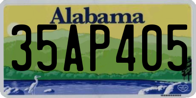 AL license plate 35AP405