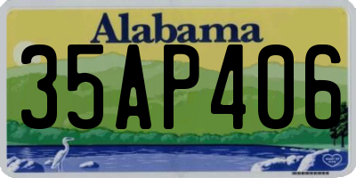 AL license plate 35AP406