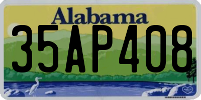 AL license plate 35AP408
