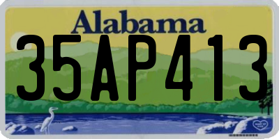 AL license plate 35AP413