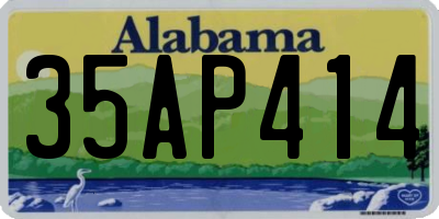 AL license plate 35AP414