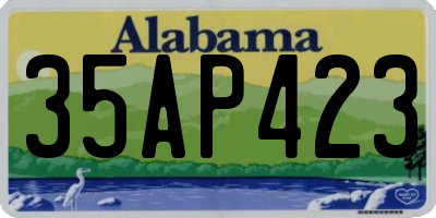 AL license plate 35AP423