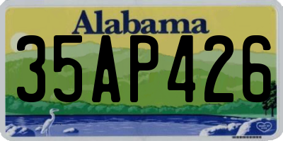 AL license plate 35AP426