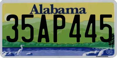 AL license plate 35AP445