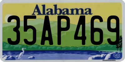 AL license plate 35AP469