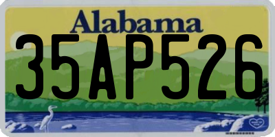 AL license plate 35AP526