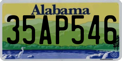 AL license plate 35AP546