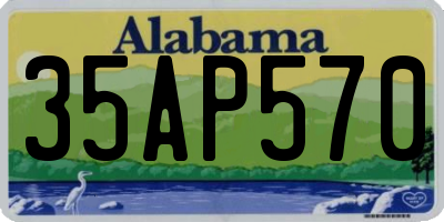 AL license plate 35AP570