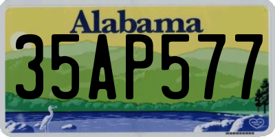 AL license plate 35AP577