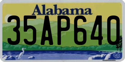 AL license plate 35AP640