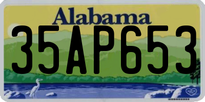 AL license plate 35AP653