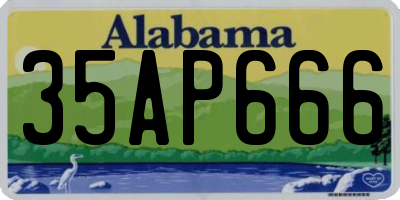 AL license plate 35AP666