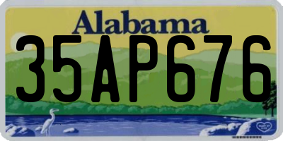 AL license plate 35AP676