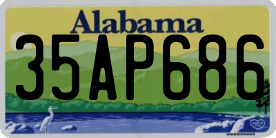 AL license plate 35AP686