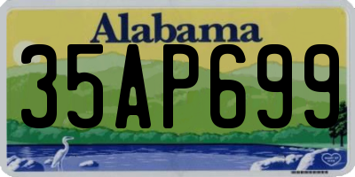 AL license plate 35AP699