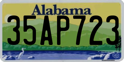 AL license plate 35AP723