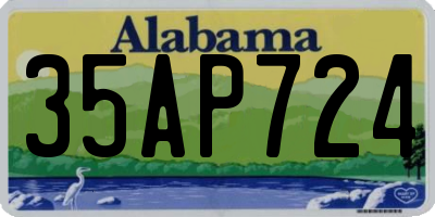 AL license plate 35AP724
