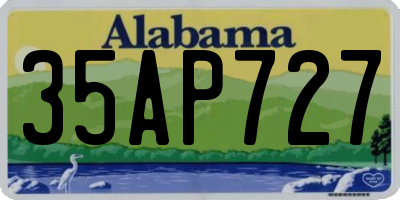 AL license plate 35AP727