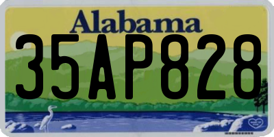AL license plate 35AP828