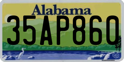 AL license plate 35AP860