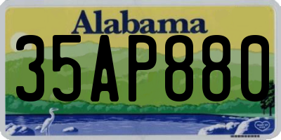 AL license plate 35AP880