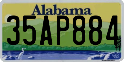 AL license plate 35AP884