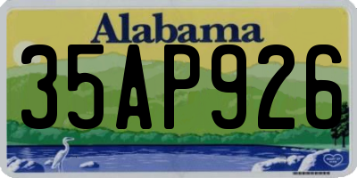 AL license plate 35AP926