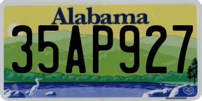 AL license plate 35AP927