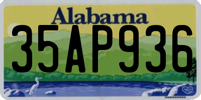 AL license plate 35AP936