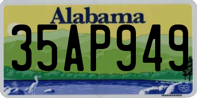 AL license plate 35AP949