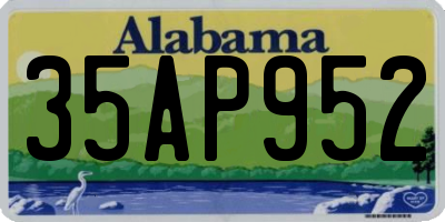 AL license plate 35AP952