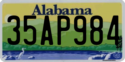 AL license plate 35AP984