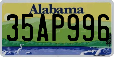 AL license plate 35AP996