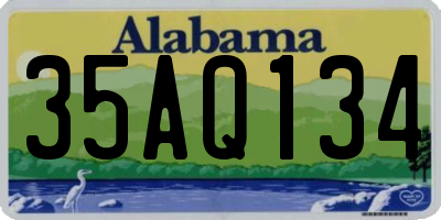 AL license plate 35AQ134