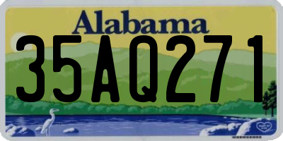 AL license plate 35AQ271
