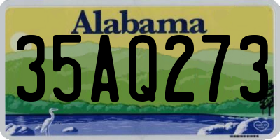 AL license plate 35AQ273
