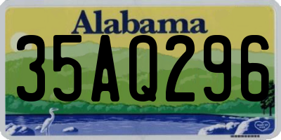 AL license plate 35AQ296