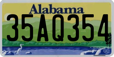 AL license plate 35AQ354