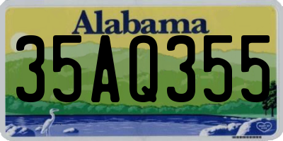 AL license plate 35AQ355